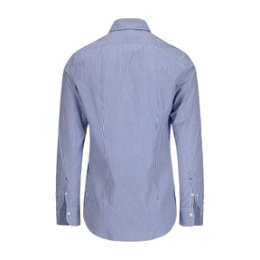 Orian Cotton Stripe Shirt Blue-Skjorte-Orian-Phrase