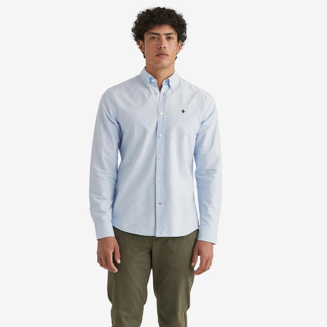 Oxford Button Down Shirt Light Blue-Skjorte-Morris Stockholm-phrase3