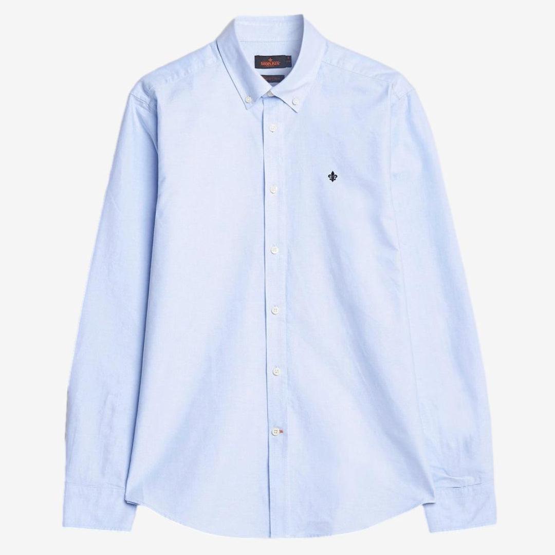 Oxford Button Down Shirt Light Blue-Skjorte-Morris Stockholm-phrase3