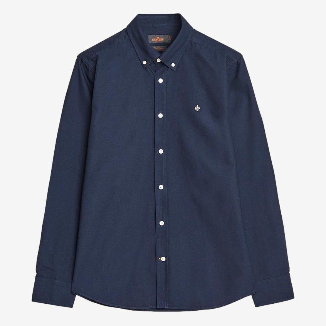 Oxford Button Down Shirt Navy-Skjorte-Morris Stockholm-phrase3