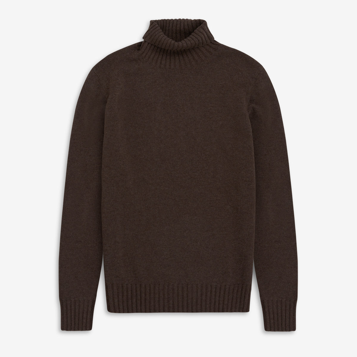 Trani Wool/Cashmere Turtleneck Coffee