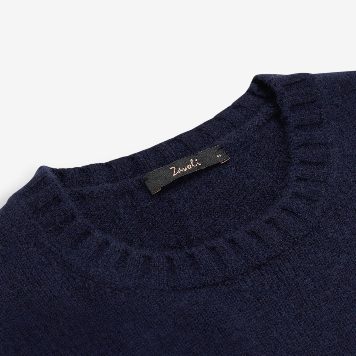 Rifredo Wool/Cashmere O-Neck Navy