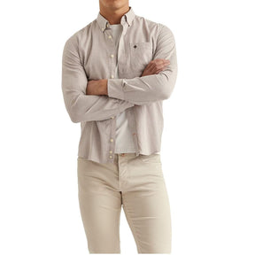 Piqué Washed Shirt Brown-Skjorte-Morris Stockholm-phrase3