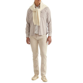 Piqué Washed Shirt Brown-Skjorte-Morris Stockholm-phrase3