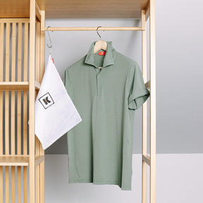 Ponza Jersey Poloshirt Dark Green-piké-Kired-phrase3