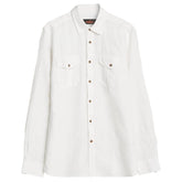Safari Linen Shirt Hvit-Skjorte-Morris Stockholm-Phrase