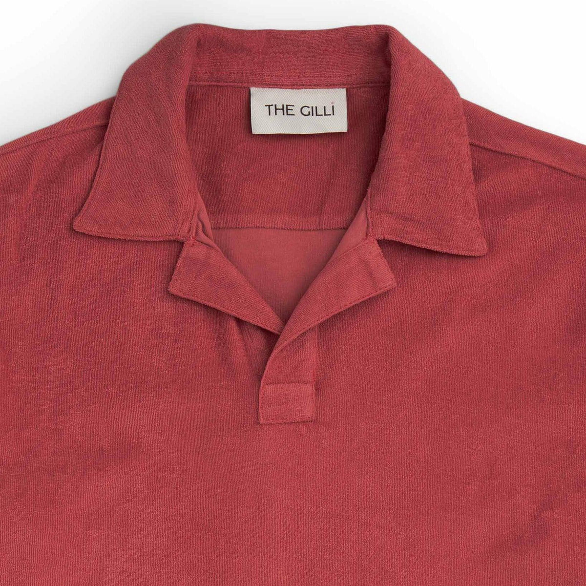 Short Sleeve Terry Polo Rød-piké-The Gilli-phrase3