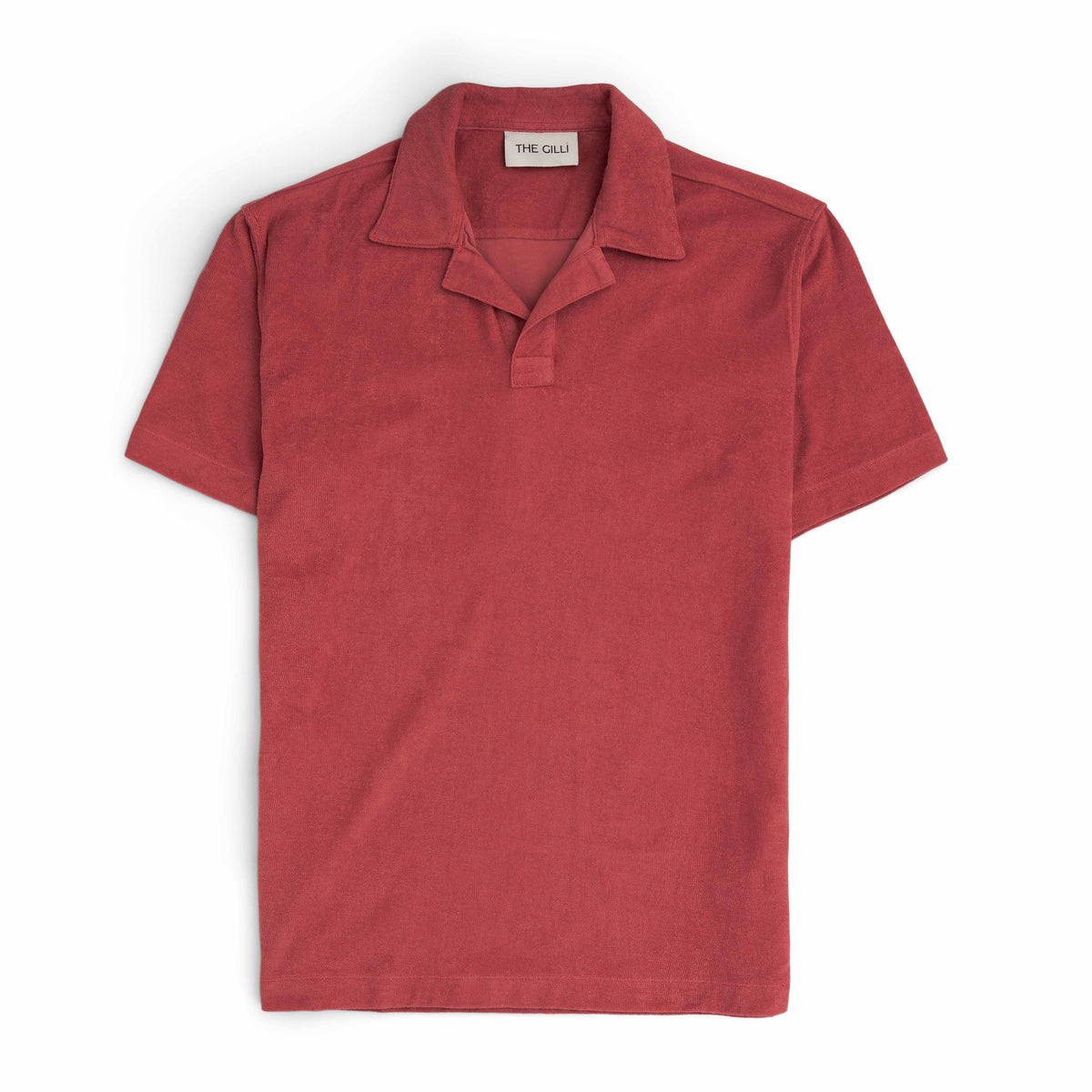 Short Sleeve Terry Polo Rød-piké-The Gilli-phrase3