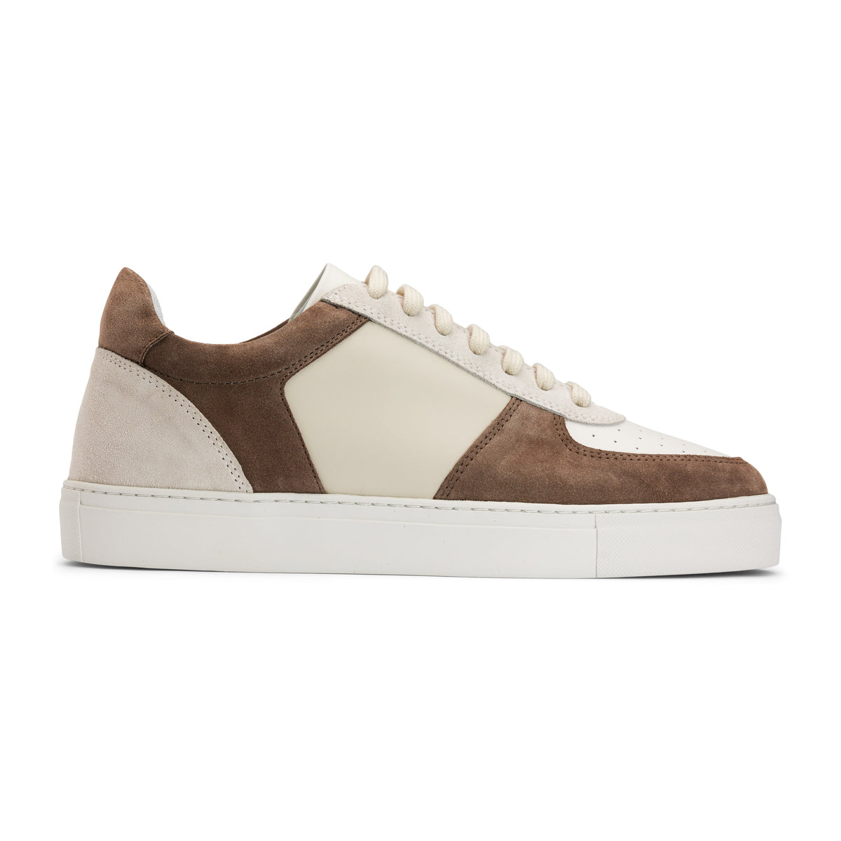 Sneaker Twotone Brown/Offwhite Combo-Sneaker-Fliteless-phrase3