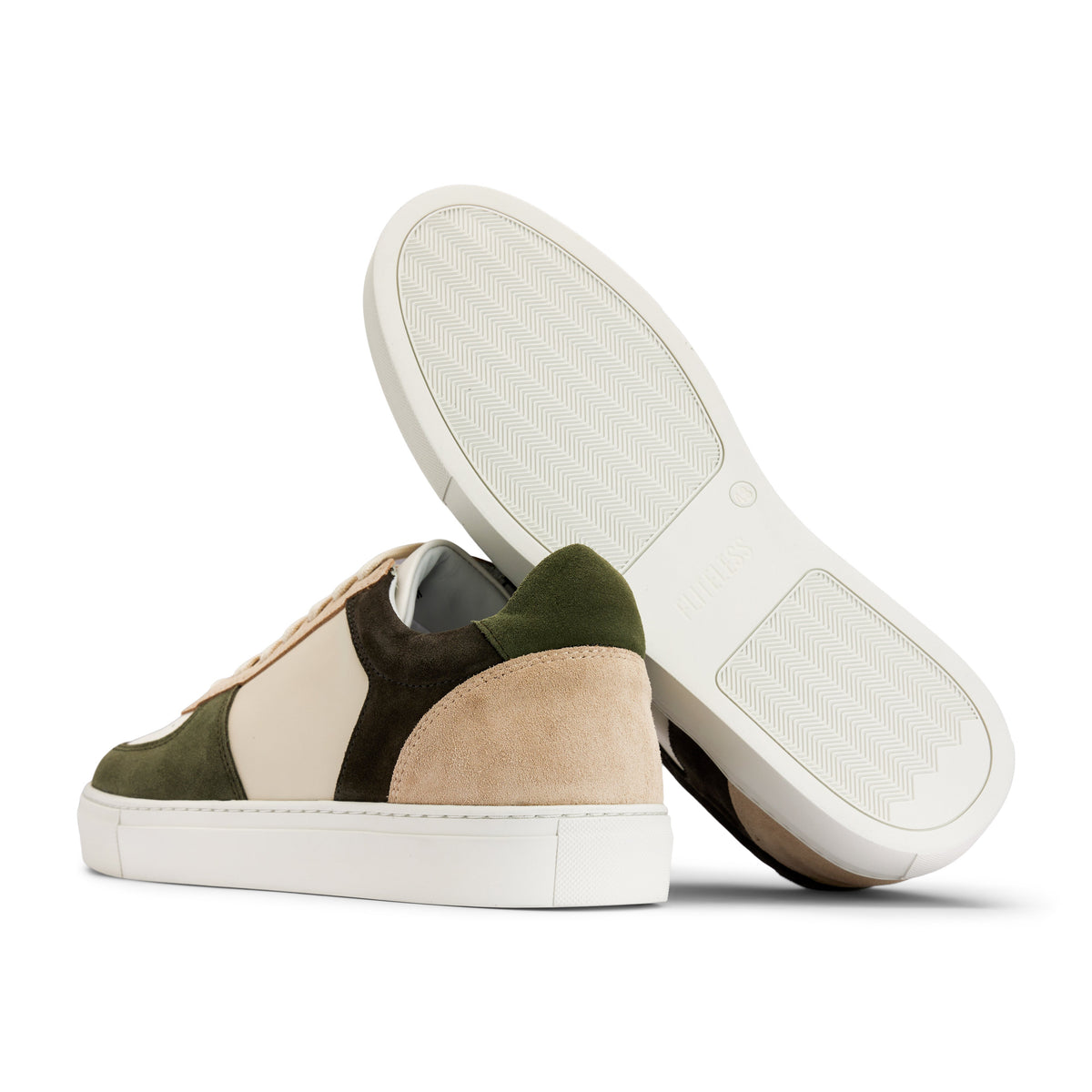 Sneaker Twotone Green/Sand Combo-Sneaker-Fliteless-phrase3