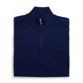 Toscane Halfzip Dark Navy-Genser-Zavoli-phrase3