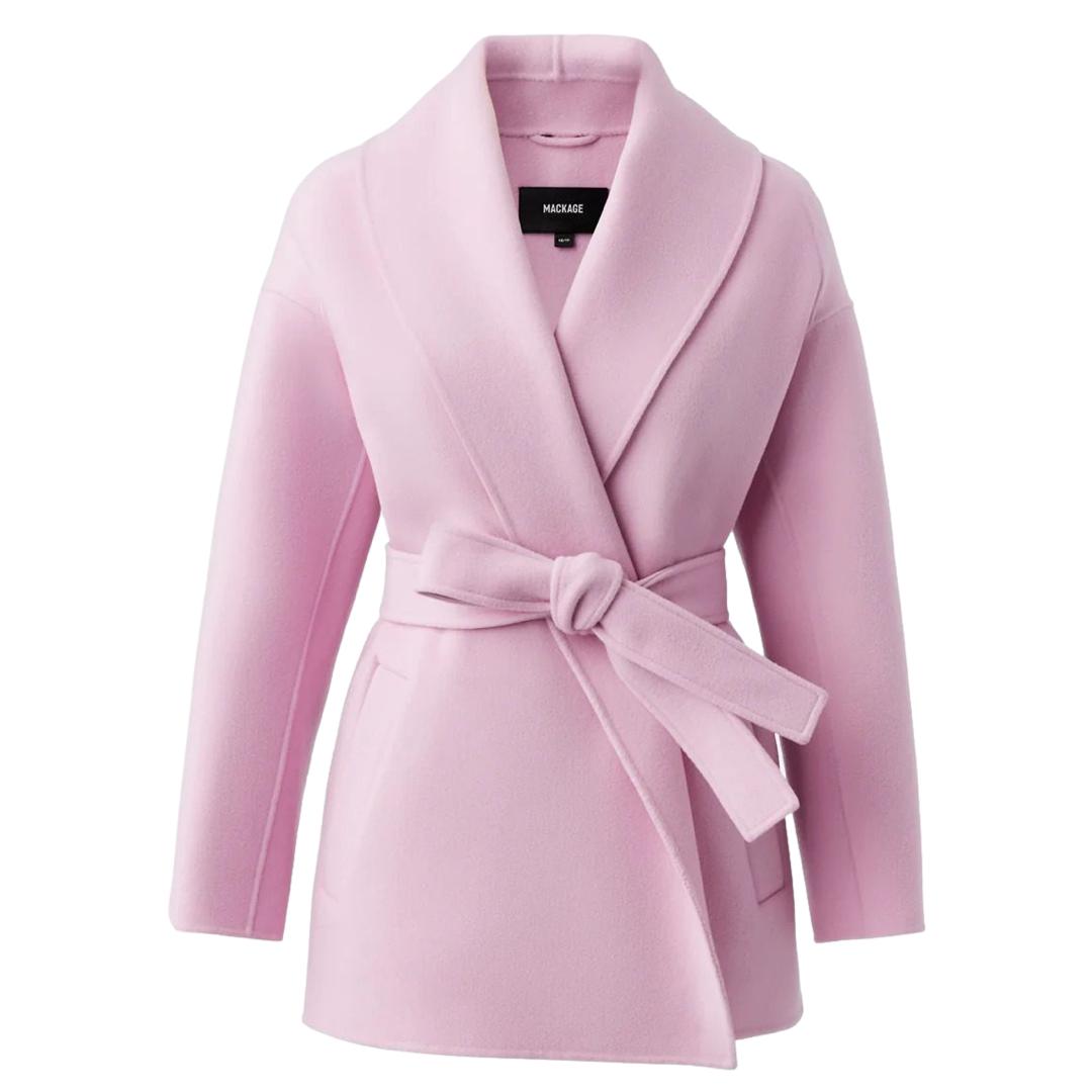 Tyra Wool Robe Jacket Chalk Pink-Jakke-Mackage-Phrase