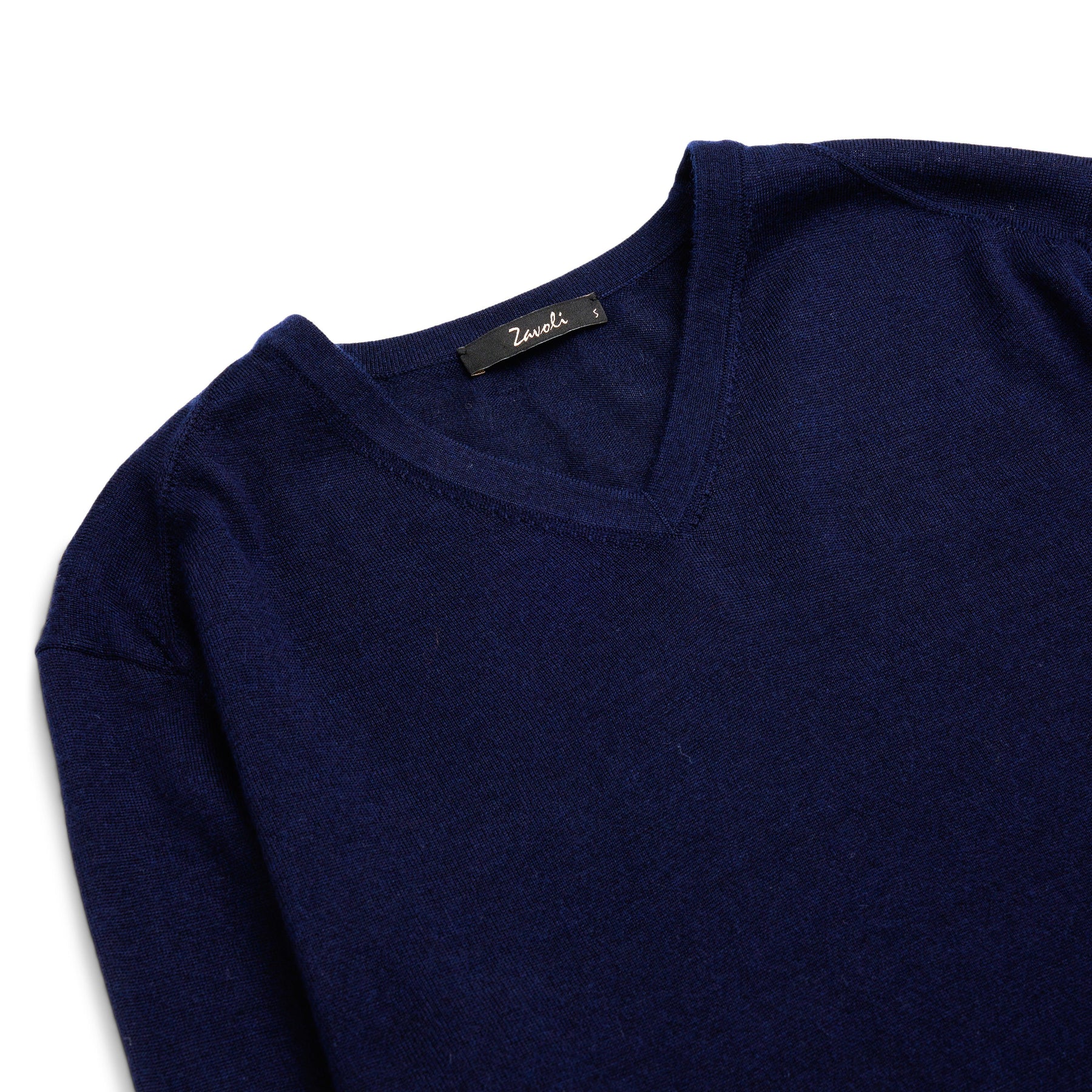 Venetie V-Neck Dark Navy-Genser-Zavoli-phrase3