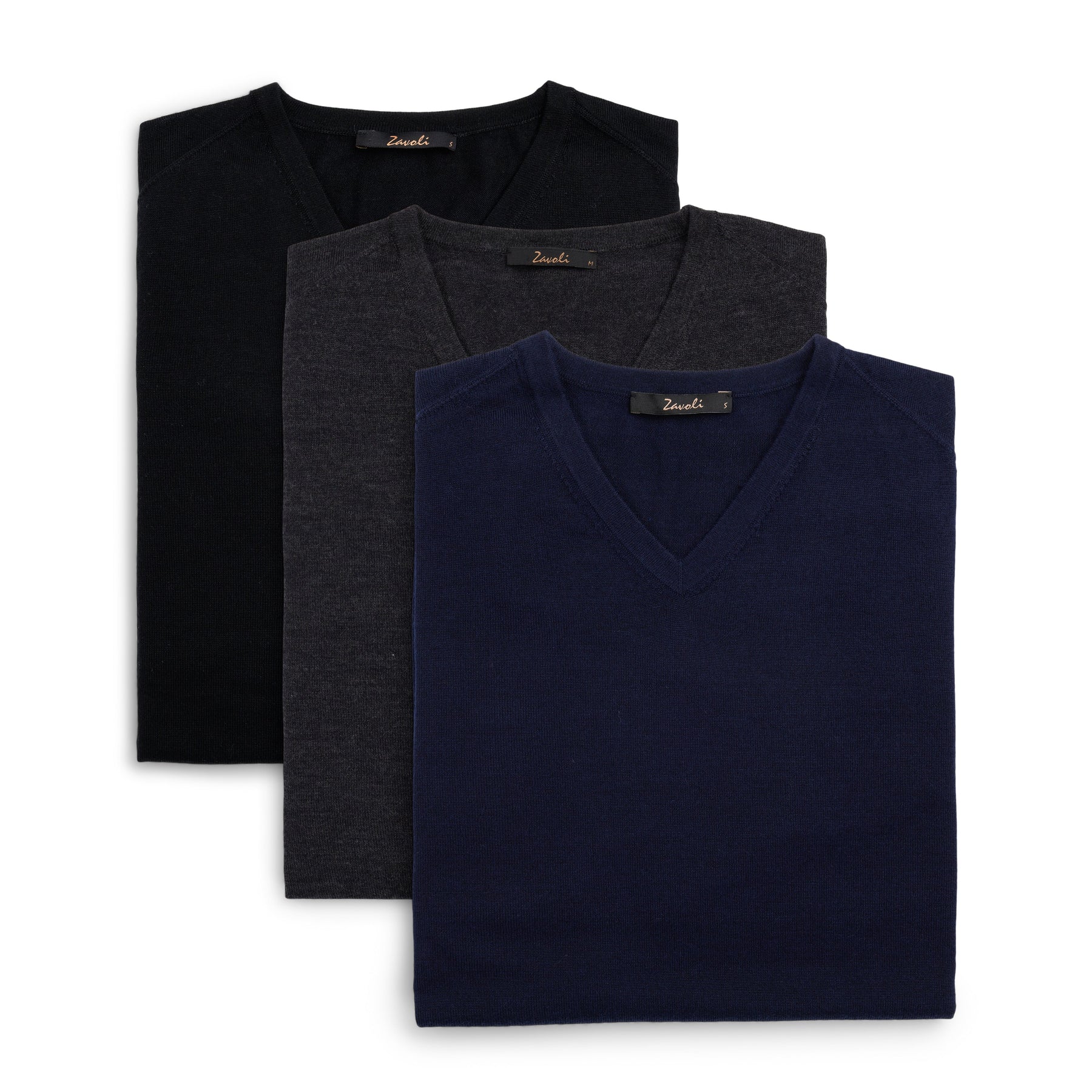 Venetie V-Neck Dark Navy-Genser-Zavoli-phrase3