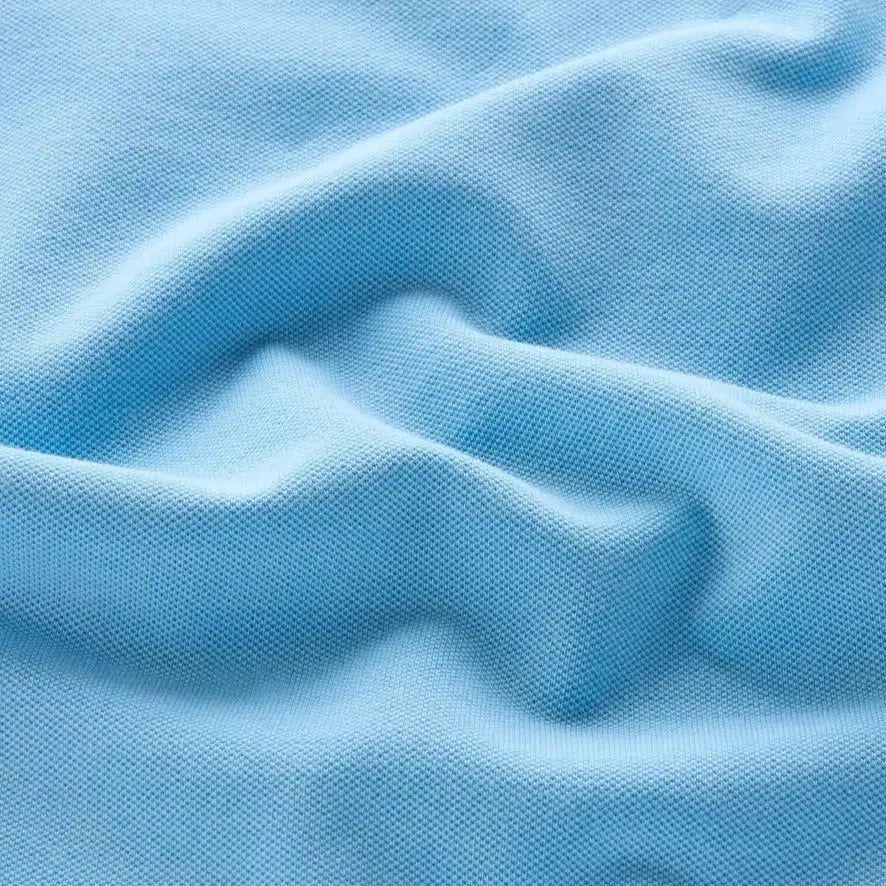 Mackinack Stretch Cotton Polo Blue