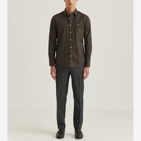 Watts Flannel Shirt Brown-Skjorte-Morris Stockholm-phrase3