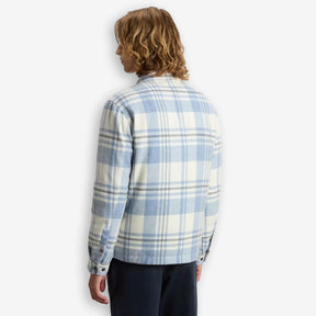 Alaskan Checked Wool Overshirt Blue-Woolrich-Phrase