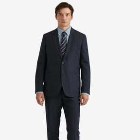 Archie Linen Suit Jacket Navy