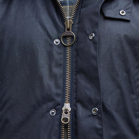 Ashby Wax Jacket Navy-Barbour-Phrase