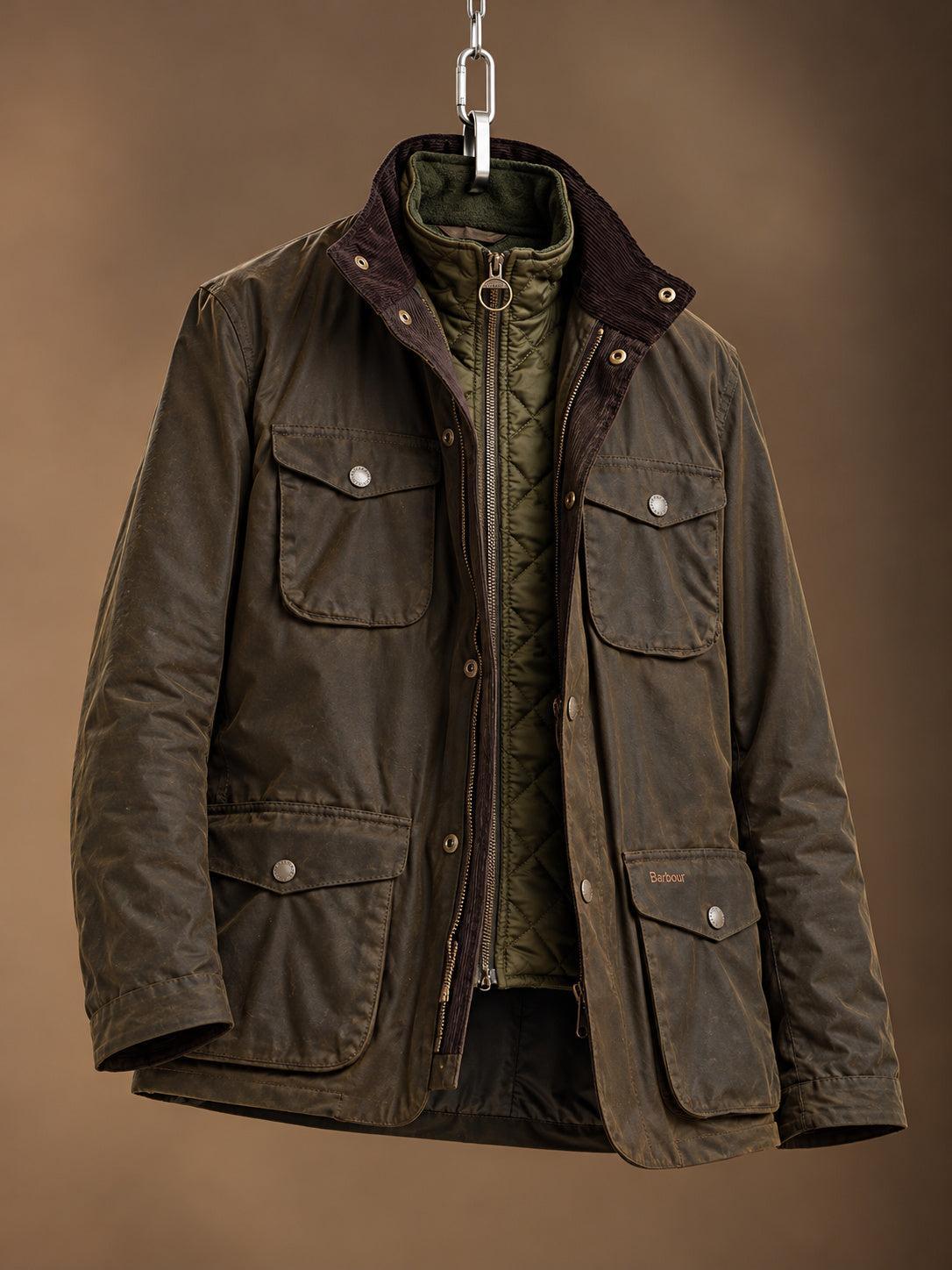 Ogston Wax Jacket Olive