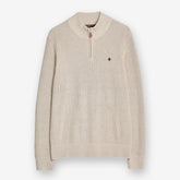 Bernard Cotton Halfzip Khaki