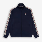 Biella Pique Track Jacket Black Iris
