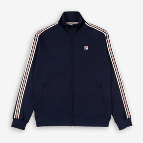 Biella Pique Track Jacket Black Iris