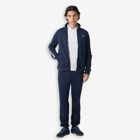 Biella Pique Track Jacket Blue