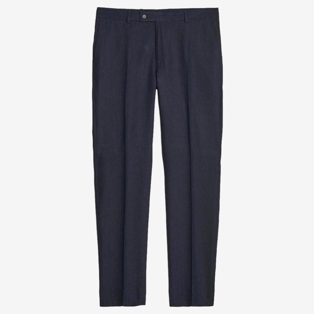Bobby Linen Suit Trousers Navy