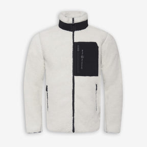 Bowman Pile Zip Jacket Ivory