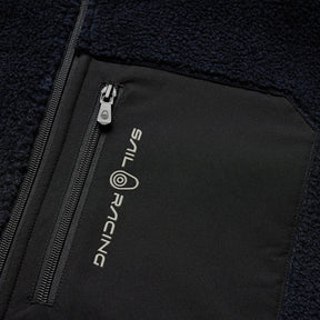 Bowman Pile Zip Jacket Dark Navy
