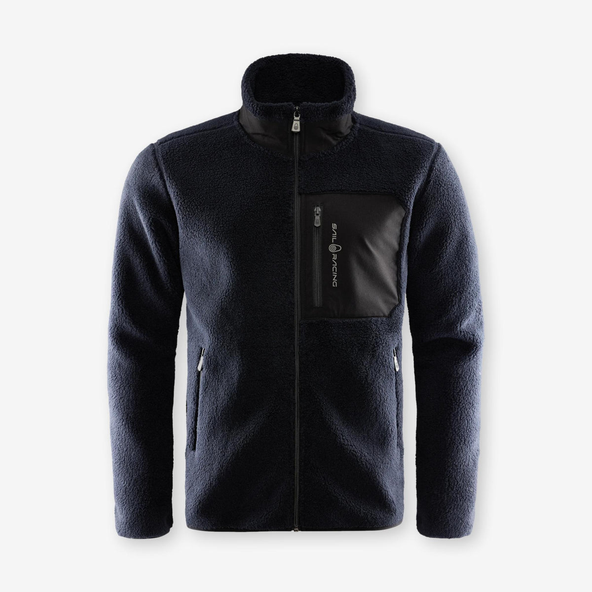 Bowman Pile Zip Jacket Dark Navy