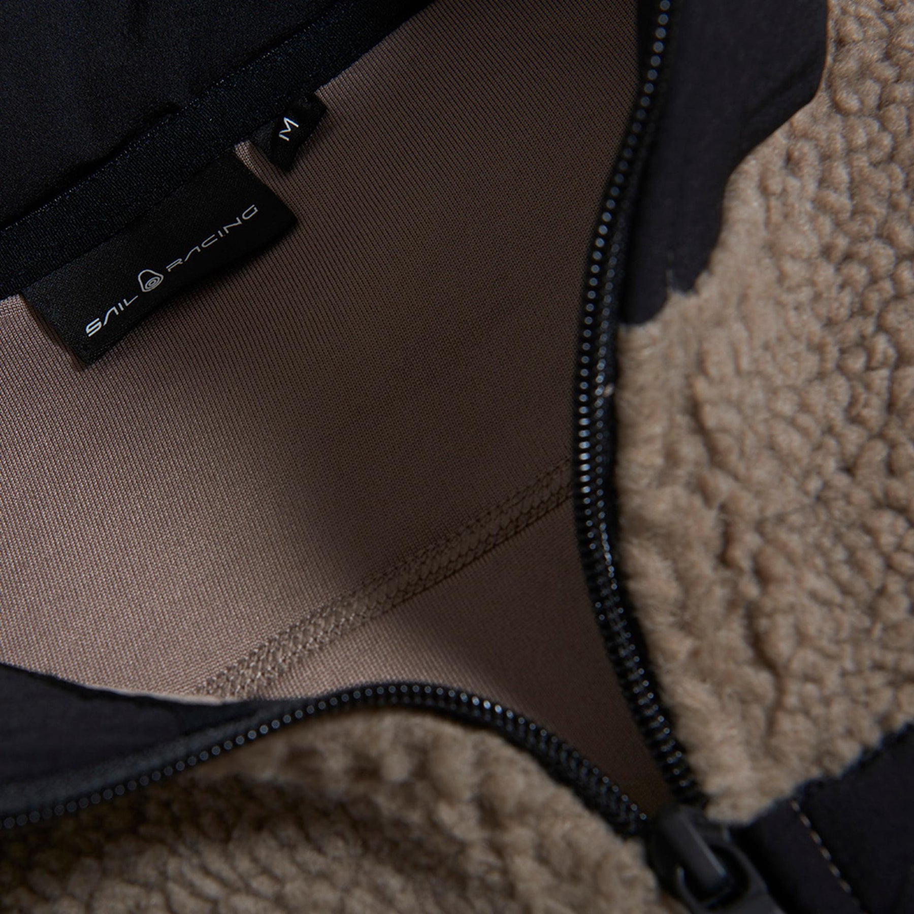 Bowman Pile Zip Jacket Sand