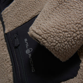 Bowman Pile Zip Jacket Sand