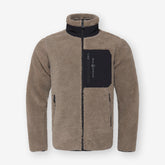 Bowman Pile Zip Jacket Sand