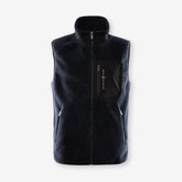 Bowman Pile Zip Vest Dark Navy