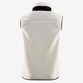 Bowman Pile Zip Vest Ivory