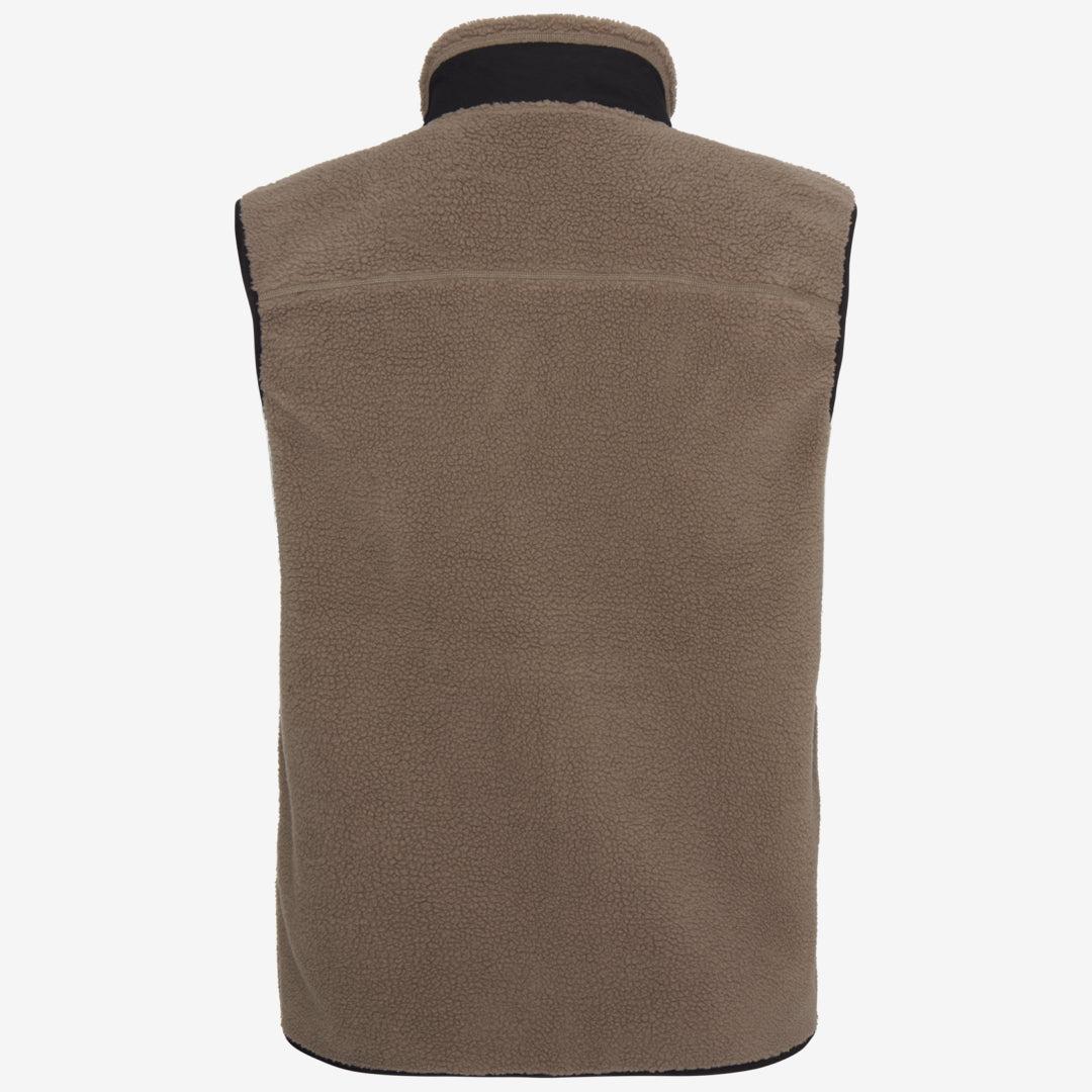 Bowman Pile Zip Vest Sand