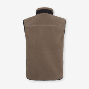 Bowman Pile Zip Vest Sand