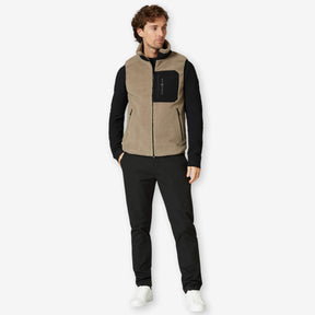 Bowman Pile Zip Vest Sand
