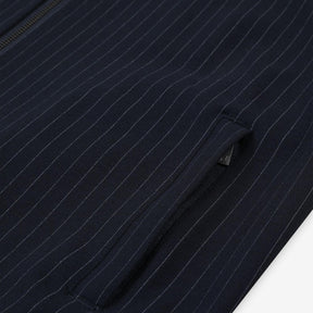 Brera Pinstriped Track Jacket Blue