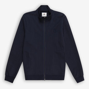 Brera Pinstriped Track Jacket Blue