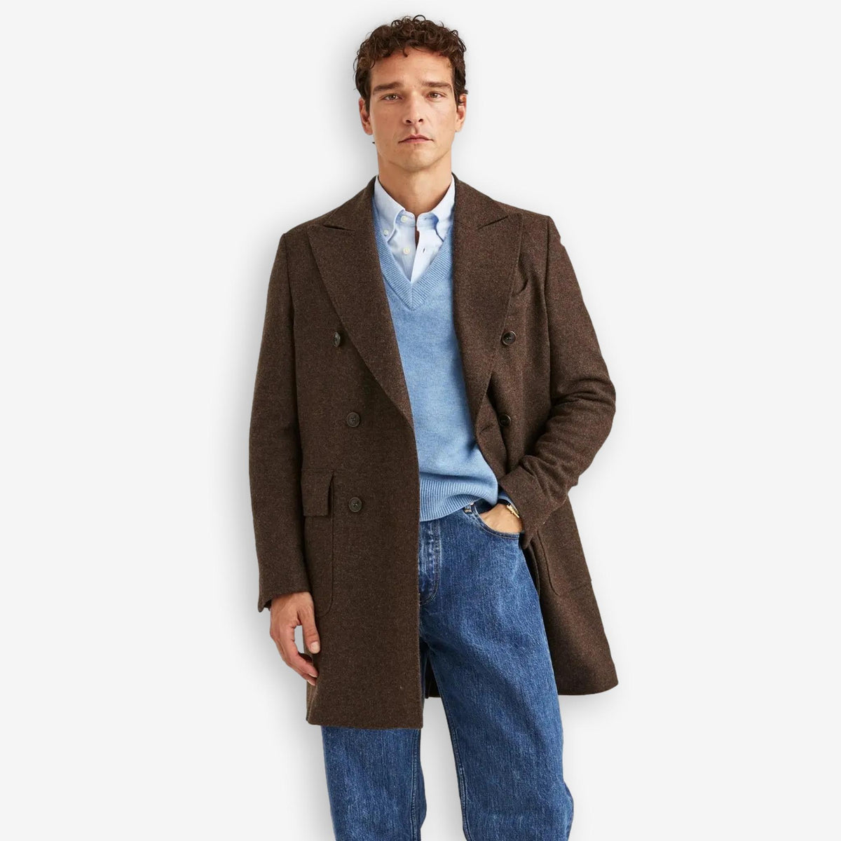 Brian DB Coat Brown-Morris Stockholm-Phrase