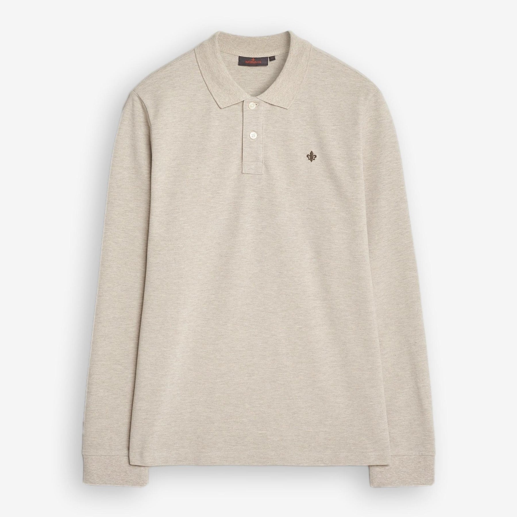 Camden Long Sleeve Polo Khaki