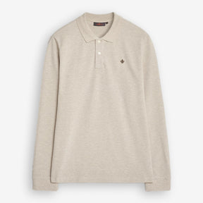 Camden Long Sleeve Polo Khaki