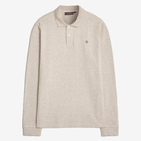 Camden Long Sleeve Polo Khaki