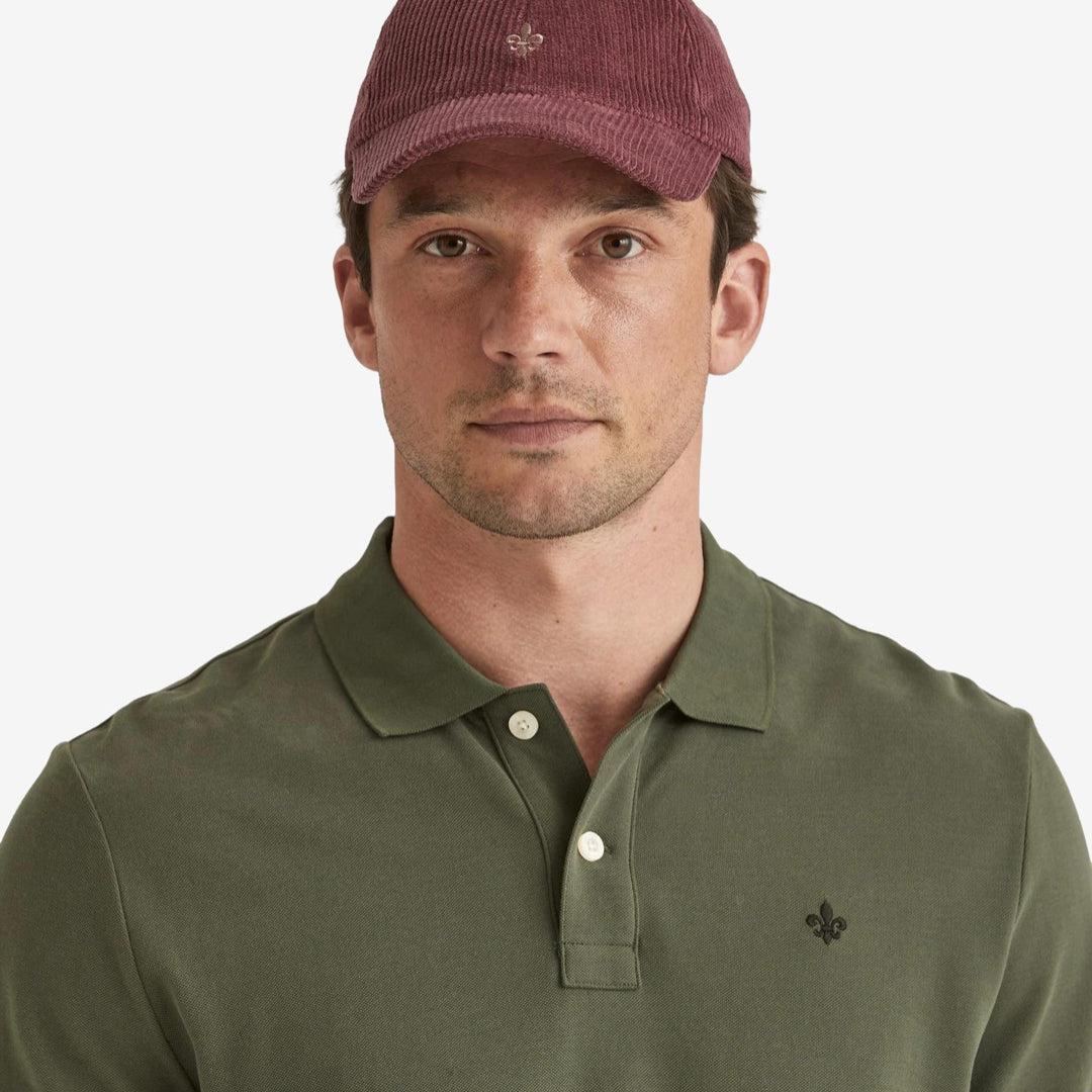 Camden Long Sleeve Polo Olive