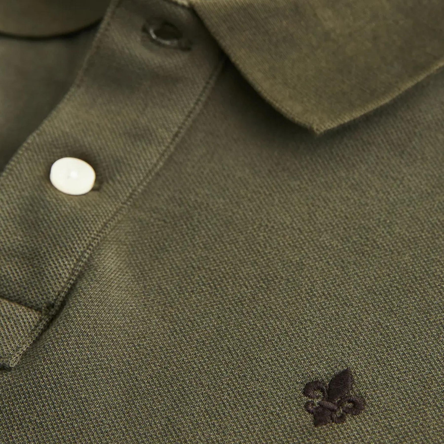 Camden Long Sleeve Polo Olive