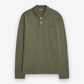 Camden Long Sleeve Polo Olive