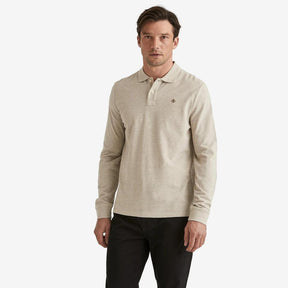 Camden Long Sleeve Polo Khaki